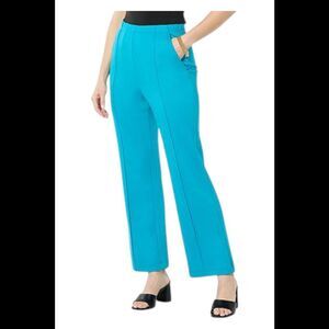 LB70 by Lloyd Boston Women's Departure Ankle Length Pant Peacock - Regular